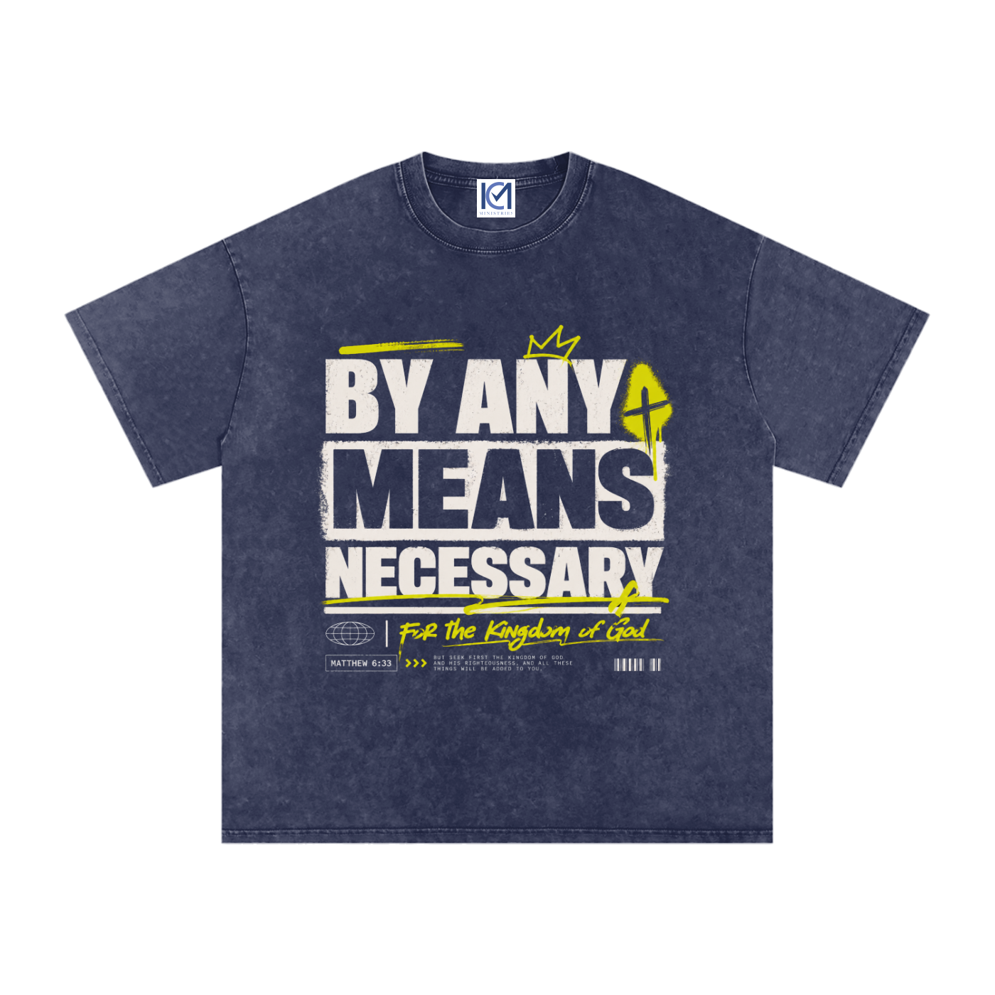By Any Means Necessary Oversized Cotton T-Shirt