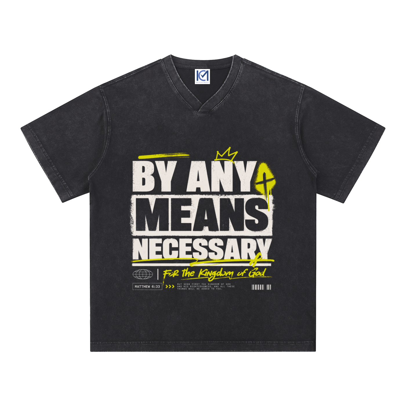 By Any Means Necessary V-Neck