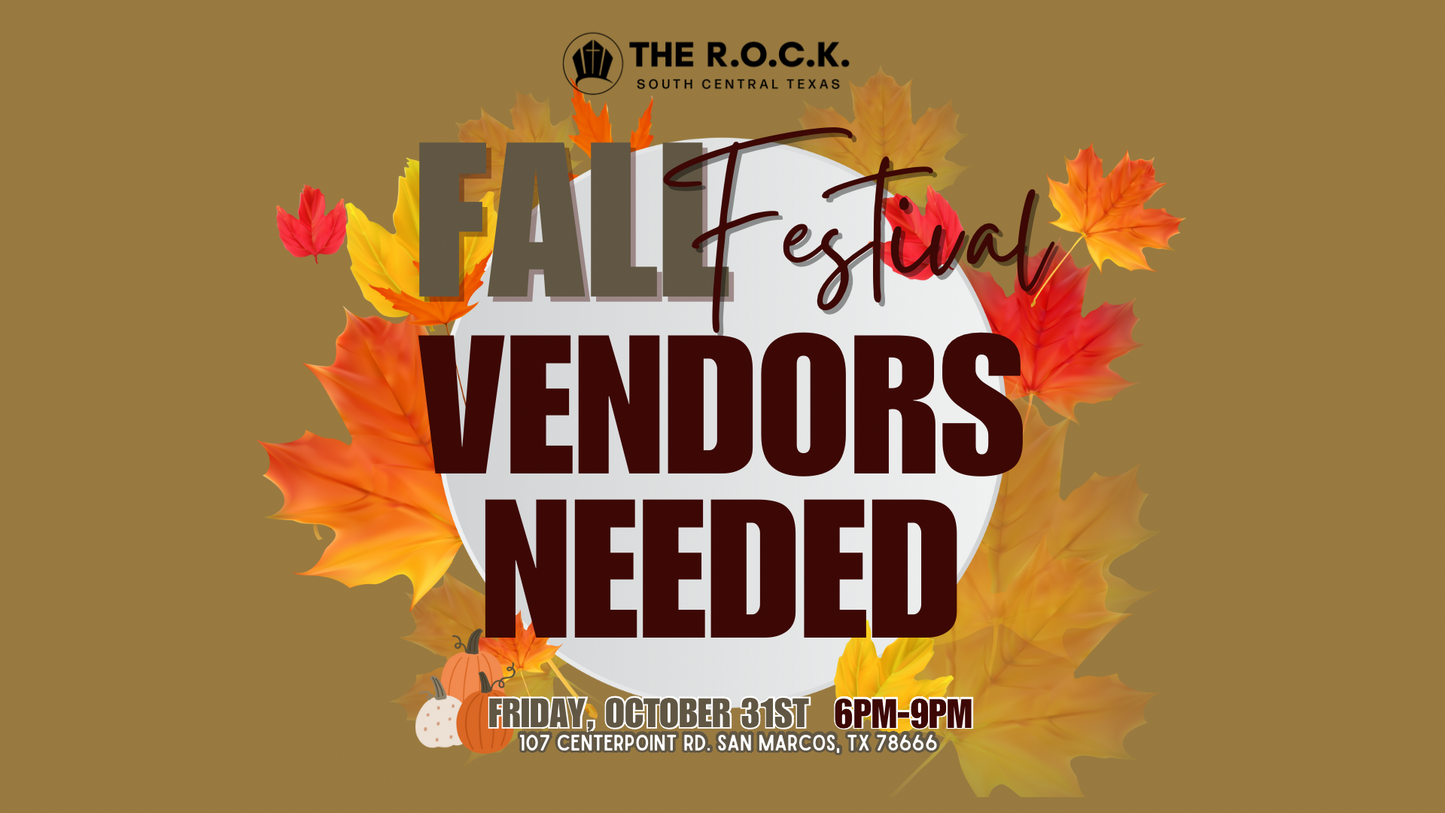 2025 Fall Fest Vendor Booth