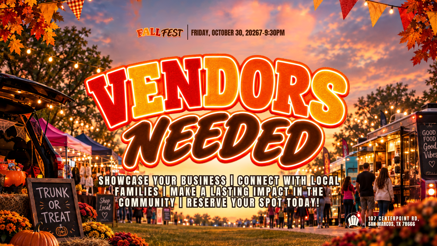2026 Fall Fest Vendor Booth