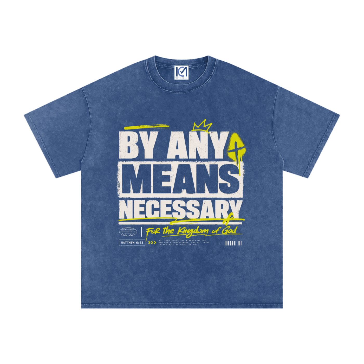 By Any Means Necessary Oversized Cotton T-Shirt
